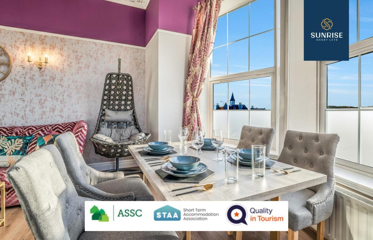 Presidential Apartment, Family Home, Luxury Bedrooms, 2 Rooms, 1 King Bed, 2 Single Beds, Free Wifi, Free Parking, Tourists, Business Travelers, Relocation, Beautiful River Views, - Long Stays, Invoice And Reduced Price Are Only Via Sunrise Short Let Dundee Dış mekan fotoğraf